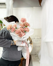 Load image into Gallery viewer, Signature Mother's Day Bouquet To You (Cappuccino Carnation Bouquet-12 Stalks)