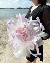 Load image into Gallery viewer, V1 Ballet Princess -18 Baby PinkRoses Everlasting Soap Flower Bouquet To You