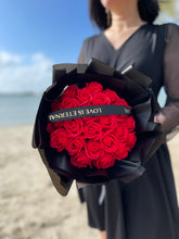 Load image into Gallery viewer, Classical Red Everlasting Soap Flower Bouquet To You
