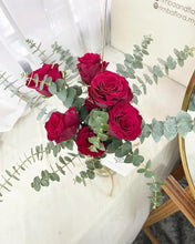 Load image into Gallery viewer, Flower Jar To You (Premium Kenya Red Roses & Eucalyptus)