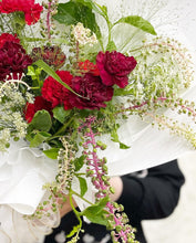 Load image into Gallery viewer, Prestige Bouquet To You (Carnation Garden Style in Maroon & Red)