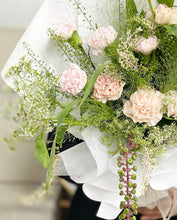 Load image into Gallery viewer, Prestige Bouquet To You (Carnation Garden Style in Pastel Pink)