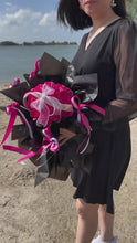 Load and play video in Gallery viewer, V1 Ballet Princess -18 Barbie Pink Roses Everlasting Soap Flower Bouquet To You
