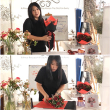 Load image into Gallery viewer, Basic ROUND Style Floral Arrangement Bouquet Making