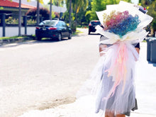 Load image into Gallery viewer, Prestige Wrap Baby Breath To You (XL Rainbow Lace Design)