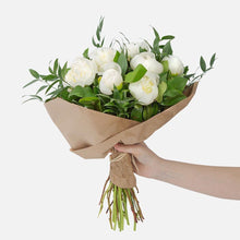 Load image into Gallery viewer, Prestige Wrap Roses To You (Peony & Green)