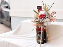 Load image into Gallery viewer, Preserved Flowers Red Grapes Sparkling Juice To You (1 Rose Red Design)