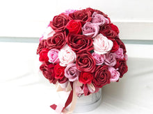 Load image into Gallery viewer, Everlasting Soap Flower Box To You- 66 Roses (Red Pink Theme)