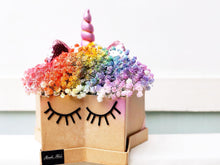Load image into Gallery viewer, Unicorn Flower Box To You (Baby Breath)