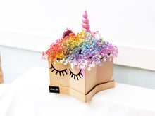 Load image into Gallery viewer, Unicorn Flower Box To You (Baby Breath)