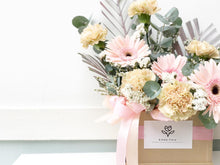 Load image into Gallery viewer, Flower Box To You (Daisy, Cappuccino Carnation & Fillers)