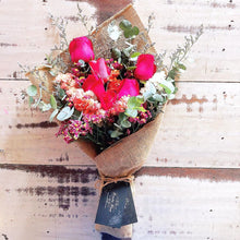 Load image into Gallery viewer, Signature Bouquet To You (Roses Red Eucalyptus Design)