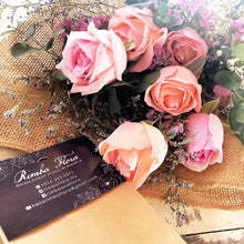 Load image into Gallery viewer, Signature Bouquet To You ( Roses in Pink Eucalyptus Design)