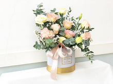 Load image into Gallery viewer, Flower Box To You (Eustoma, Eucalyptus, Statice, Casphia)