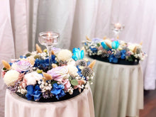 Load image into Gallery viewer, Premium Wreath To You (Roses, Hydrangea,Echinops, Ping Pong, Cotton Flower, Bunny Tails, Baby Breath)