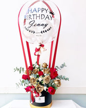Load image into Gallery viewer, Hot Air Ballon To You (Roses, Eucalyptus, Spray Carnations)