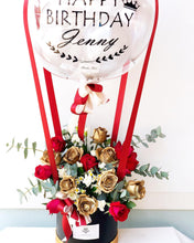 Load image into Gallery viewer, Hot Air Ballon To You (Roses, Eucalyptus, Spray Carnations)
