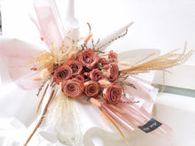 Load image into Gallery viewer, Prestige Bouquet To You (Cappuccino Roses & Dried Flowers Series)