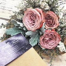 Load image into Gallery viewer, Premium Signature Bouquet To You (Cappuccino Roses Silver Leaf Design)
