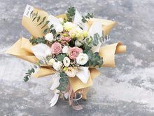 Load image into Gallery viewer, Prestige Wrap Roses To You (Kraft Wrap Soft Earth Colours Design)