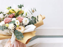 Load image into Gallery viewer, Prestige Wrap Roses To You (Kraft Wrap Soft Earth Colours Design)