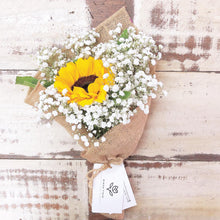 Load image into Gallery viewer, Signature Bouquet To You (Sunflower Baby Breath Design)
