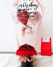 Load image into Gallery viewer, Everlasting Hot Air Baloon To You (Ombre Red)