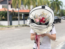 Load image into Gallery viewer, Prestige Wrap Bouquet (2 Colours Roses Silver Leaf Design )
