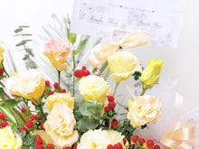Load image into Gallery viewer, Premium Fruit Flower Basket To You ( Eustoma Champagne Design)