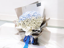 Load image into Gallery viewer, Prestige Bouquet To You (Blue Hydrangea & Baby Breath)