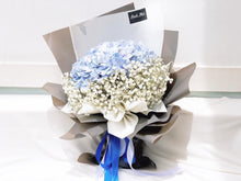 Load image into Gallery viewer, Prestige Bouquet To You (Blue Hydrangea & Baby Breath)