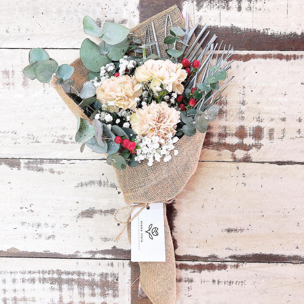 Premium Signature Bouquet To You : Ecuador Carnation Eucalyptus Design