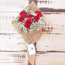 Load image into Gallery viewer, Signature Bouquet To You (Roses Red Baby Breath Design)