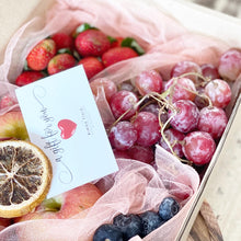 Load image into Gallery viewer, Fruity Gift Box To You ( Red Apples, Red Grapes, Blueberry, Strawberry)