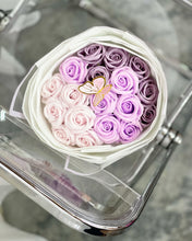 Load image into Gallery viewer, Everlasting Soap Flower Bouquet To You -18 Ombre Purple