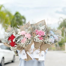 Load image into Gallery viewer, Signature Bouquet To You (Carnation Lady Pink Silver Leaf Design)