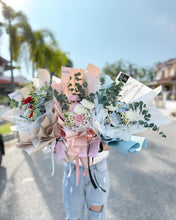 Load image into Gallery viewer, Prestige Wrap Bouquet To You ( LadyPink Carnation Design)