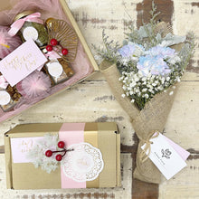 Load image into Gallery viewer, Signature Bouquet To You (Carnation Lilac Blue Silver Leaf Design)