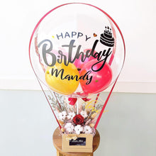 Load image into Gallery viewer, Everlasting Hot Air Baloon To You (Preserved Flower + Cotton Flower)