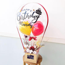 Load image into Gallery viewer, Everlasting Hot Air Baloon To You (Preserved Flower + Cotton Flower)