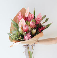 Load image into Gallery viewer, Rimba Prestige Bouquet To You (Protea, Anthurium, Ginger, Orchids, Eucalyptus Nuts)