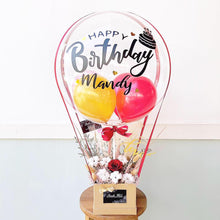 Load image into Gallery viewer, Everlasting Hot Air Baloon To You (Preserved Flower + Cotton Flower)