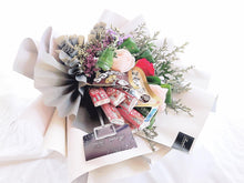 Load image into Gallery viewer, Prestige Chocolates Bouquet To You (Roses, Casphia, Pandanus, Kisses & Kit Kat)