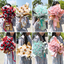 Load image into Gallery viewer, Everlasting Soap Flower Bouquet To You -12 Roses (Tiffany)
