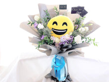 Load image into Gallery viewer, Prestige Emoji Bouquet To You (Emoji, Eustoma , Eryngium, Casphia, Statice, Parvifolia)