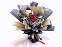 Load image into Gallery viewer, Prestige Bouquet To You (Roses, Pandanus, Casphia, Baby Breathe)