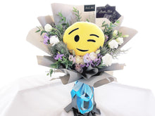 Load image into Gallery viewer, Prestige Emoji Bouquet To You (Emoji, Eustoma , Eryngium, Casphia, Statice, Parvifolia)