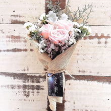 Load image into Gallery viewer, Signature Bouquet To You (Roses Pink Silver Leaf Design)