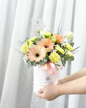 Load image into Gallery viewer, Flower Box To You (Daisy, Carnations Coral Yellow Design)
