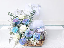 Load image into Gallery viewer, Fruit Flower Basket To You ( Tri-Blue Design)